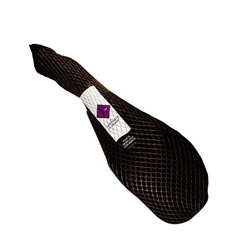 100% Spaanse Pata Negra 100% Iberische Bellota Ham 100% natuurlijk. Gewicht ongeveer 5,5 kg Inclusief hamhouder en… - Afbeelding 3