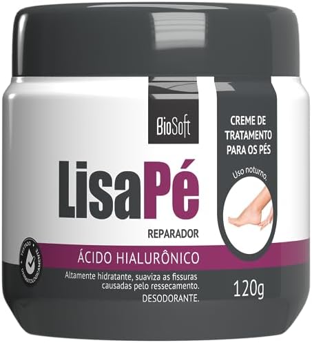 BIO SOFT Creme Lisa Pé Ácido Hialurônico - Hid Profunda