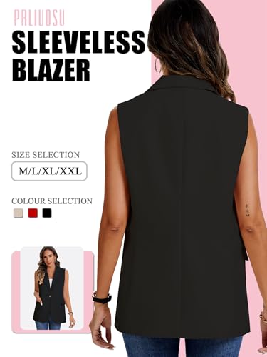 Blazer sans manches confortable fin de journée sans pli - 5