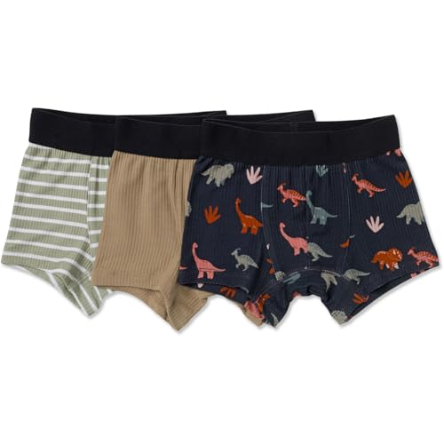 Toddler Boys Boxer Briefs Ultra-Soft Tag-Free Underwear Viscose from Bamboo, 3 Pack