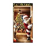 Décoration de vacances : présente des motifs vibrants et festifs qui améliorent l' des vacances, ce qui la rend adaptée aux entrées de la maison, aux cuisines, aux porches et aux lieux de fête, ajoutant du charme et un attrait visuel à n'importe quel espace.