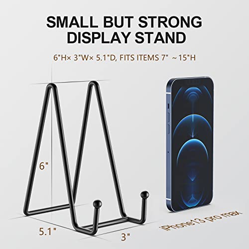 image for HONGYUTAI 3 Pack 6 Inch Plate Stands for Display Picture - Vinyl Table