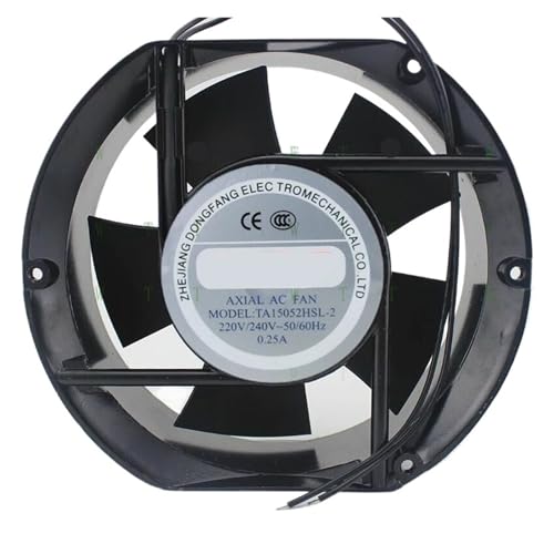 Ventilateur axial 17 cm 220V TA15052HSL-2 extracteur d'air pour armoire