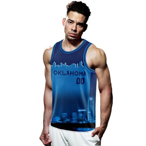 Camiseta personalizada de baloncesto con diseño City Night Skyline - Agrega tu nombre y número - Uniforme de equipo para hombres, mujeres y jóvenes miniatura 2