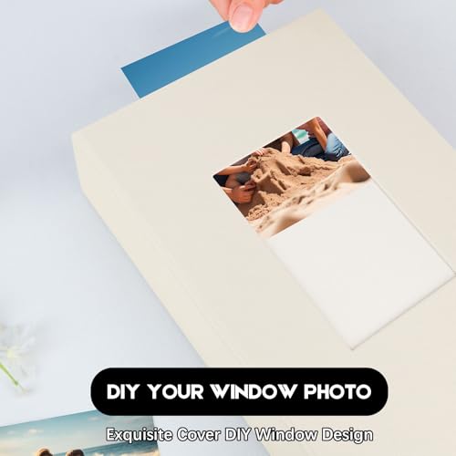 Xfveiwoo 360 POCKETS 4X6 PHOTO ALBUM Photo Album 4X6 360 Photos, Large Capacity 4X6 Photo Album Linen Cover With Front Window, 4X6 Picture Album, 360 Photos 4X6 Photo Album Book thumb #2