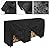 Frezon 96"×24"×42" Indoor Outdoor Firewood Log Rack Cover,Waterproof Firewood Cover,600D Oxford Firewood Rack Cover,Weatherproof Wood Rack Cover for Firewood