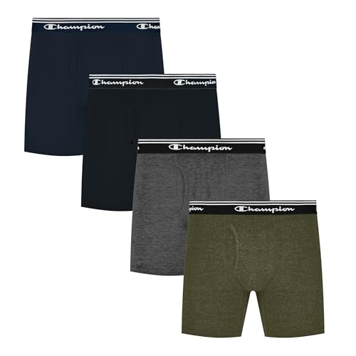 Champion Men's Cotton Stretch Boxer Briefs