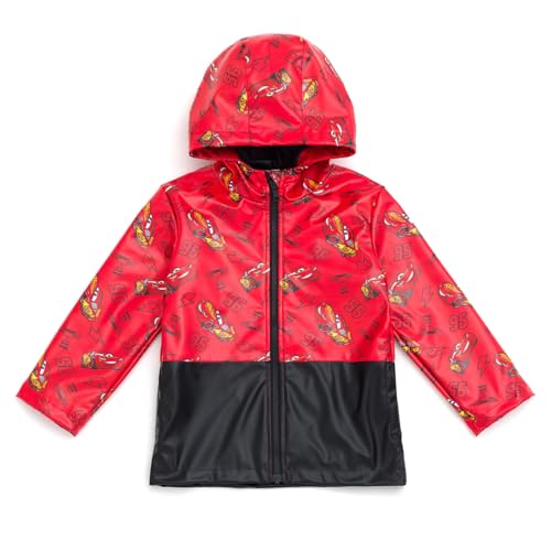 Disney Zip Up Waterproof Rain Jacket Toddler to Little Kid Sizes (3T - 7)