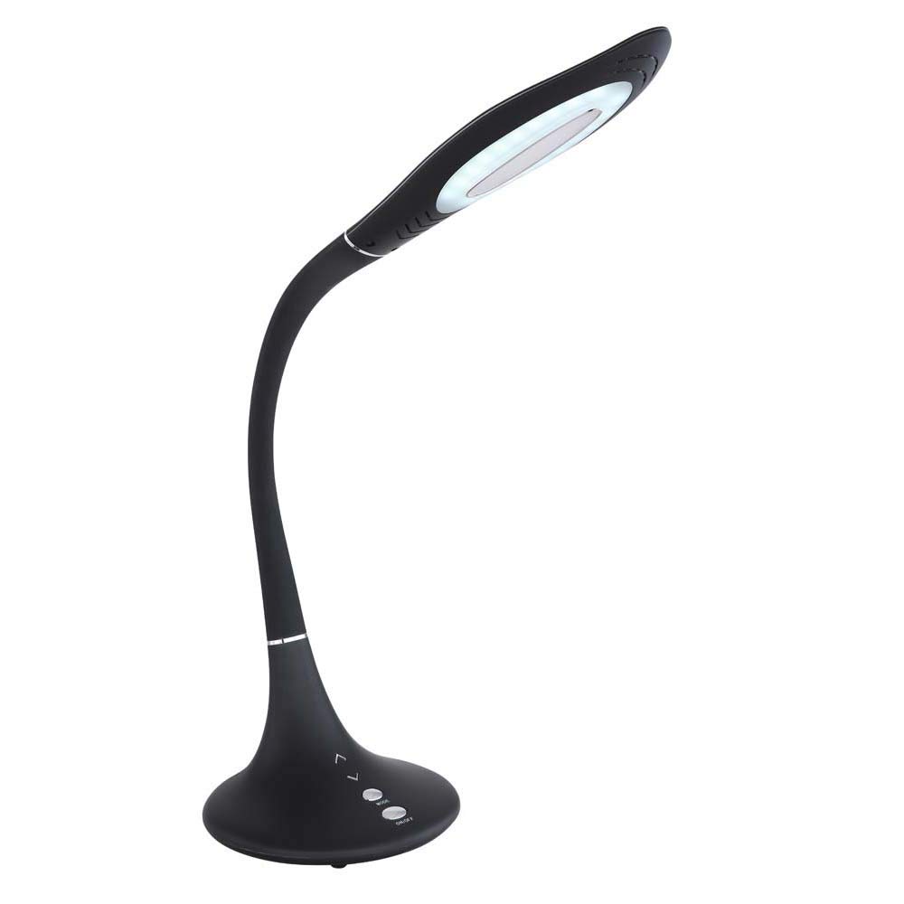 Flexo - Lámpara de mesa led (1 bombilla LED de 10 W, incluye CCT, intensidad regulable, Touch ON/OFF)
