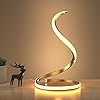 NUÜR Spiral LED Table Lamp, Modern 3 Co...