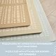 Stylische Puzzlematte Baby 1,7x1,2m Hygge Grau – 16 XL-Platten mit Kanten – Dicke & weiche Baby Spielmatte – schadstofffreie, geruchlose, Pflegeleichte Krabbelmatte – plastikfreie Verpackung