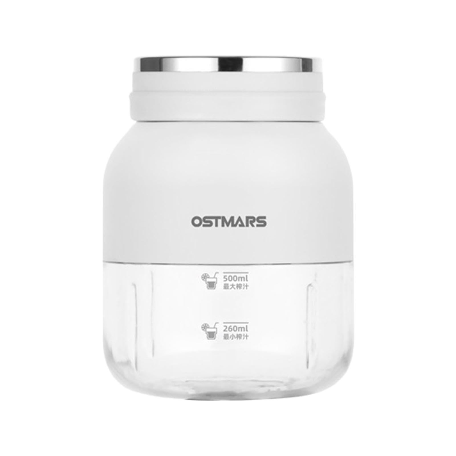 Mixeur électrique, Bouteille pour Smoothies, Mixeur Portable et, Gobelet pour La Maison, Le Bureau et Le Sport, blanc