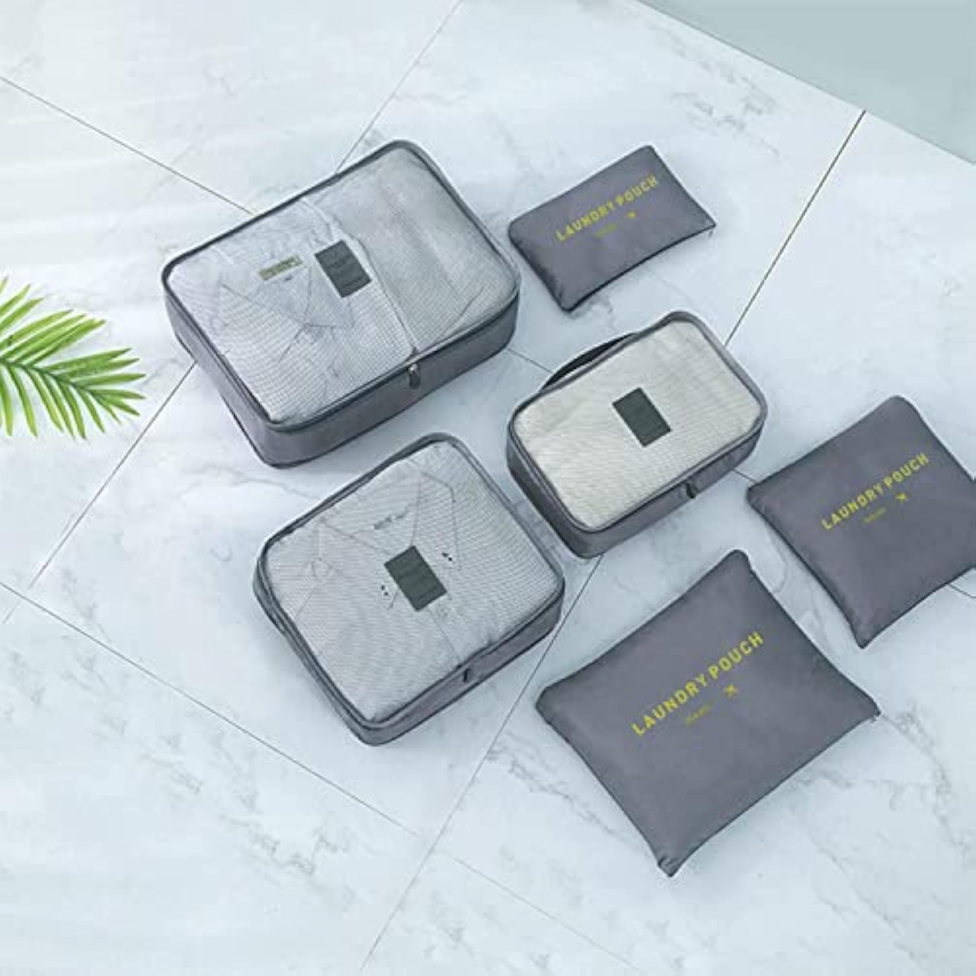 6 Pcs Travel Storage Organizer Pouch, Space Savers Bags