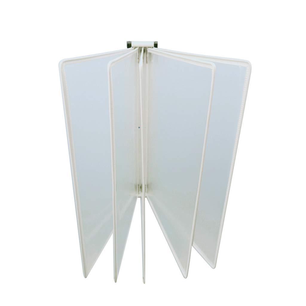 OLSKFUH Wall Mount Reference Display System, Hanging Wall File Organizer,Flip Holder, Wall-Mounted Magnetic Display 33 * 23 10Cm,Folders,