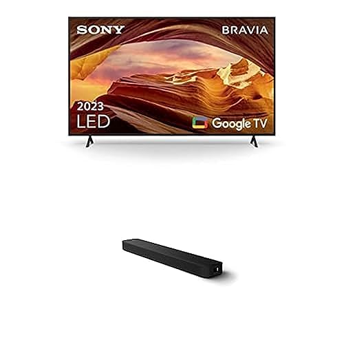 Sony BRAVIA | KD-50X75WL | LED | 4K HDR | Google TV HT-S2000 3.1 Kanal Dolby Atmos Soundbar, Schwarz