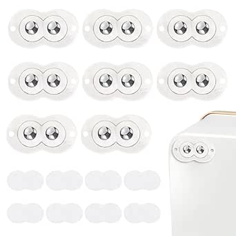 Viaky 30 Clip Nere Per Cavi, Autoadesive, 4 Clip Adesive Regolabili Per - Foto 9