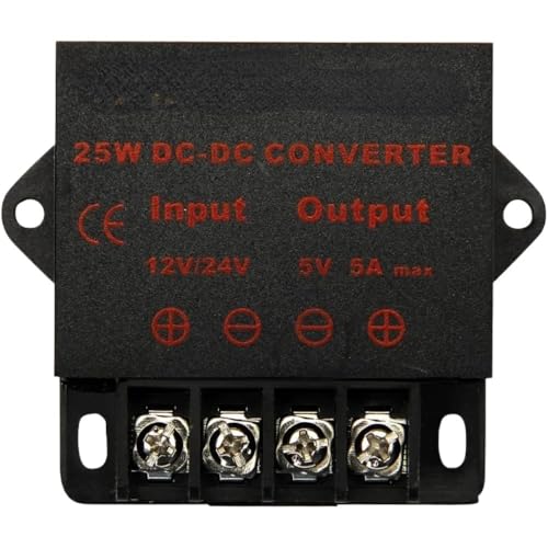 Réducteur abaisseur de tension de voiture 12V 24V à 5V 10A CC CC