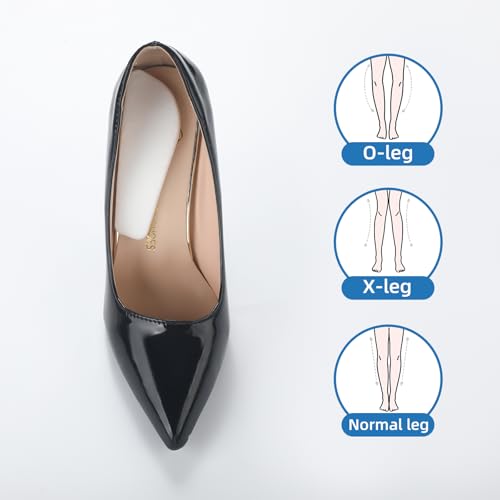 6 pares plantillas de fieltro para talón medial y lateral miniatura 3