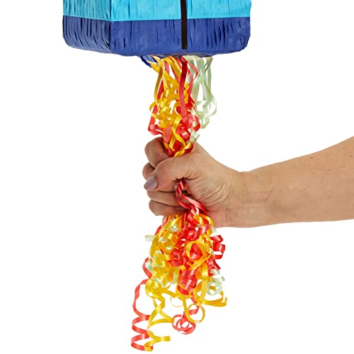 Pull String Robot Pinata For Science Birthday Party Decorations, Baby Shower (17 X 11 X 3 In) #TOP15