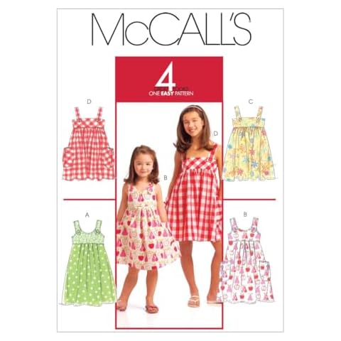 McCall's Patterns M5613 Children's/Girls' Dresses, Size CCE (3-4-5-6) Cover