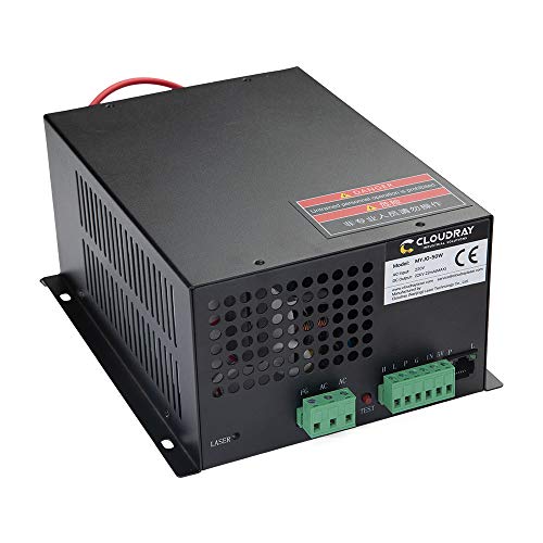 Cloudray 50W CO2 Laser Power Supply 110V for CO2 Laser Engraving Cutting Machine MYJG-50W