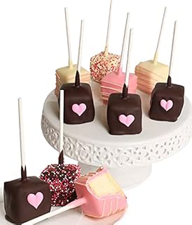 From You Flowers - My Heart to Yours Chocolate Covered Cheesecake Pops for Birthday, Anniversary, Get Well or Celebration