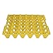 Egg Crate, 5PCS Flats 30 Cell Egg Crates Holder Tray Stackable Egg Cartons Hold Multiple Eggs Egg Tray Egg Cartons Home Farm Supplies for Storing, Sorting (Yellow)