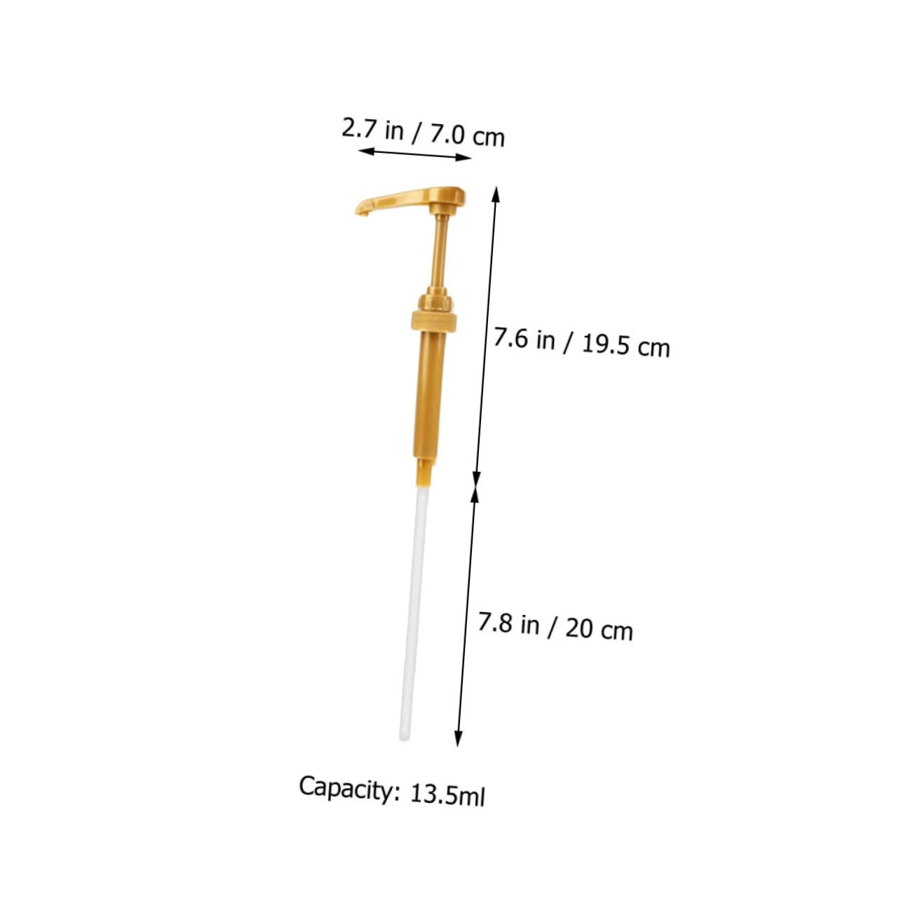 Garneck 12pcs Extrusion Head Pump Syrup Dispenser Pump Replacement Coffee Bar Syrup Dispenser