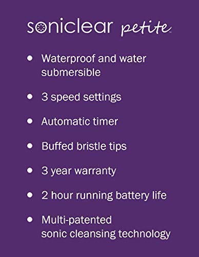 Michael Todd Soniclear Petite Sonic Facial Cleansing Brush - 2 Antimicrobial Face Brush Replacement Heads for Sensitive and All Types of Skin - Thumbnail 6