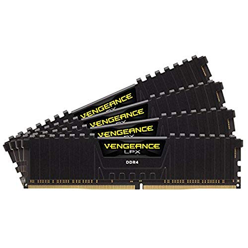 Image of Corsair Vengeance LPX 64GB DDR4 DRAM 3200MHz C16 Memory Kit, Black