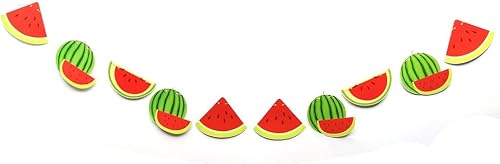 Miniatura 7 de Cartel de cumpleaños de sandía, decoraciones de fiesta de sandía para decoración de fiesta temática de sandía, decoración de fiesta de baby shower,