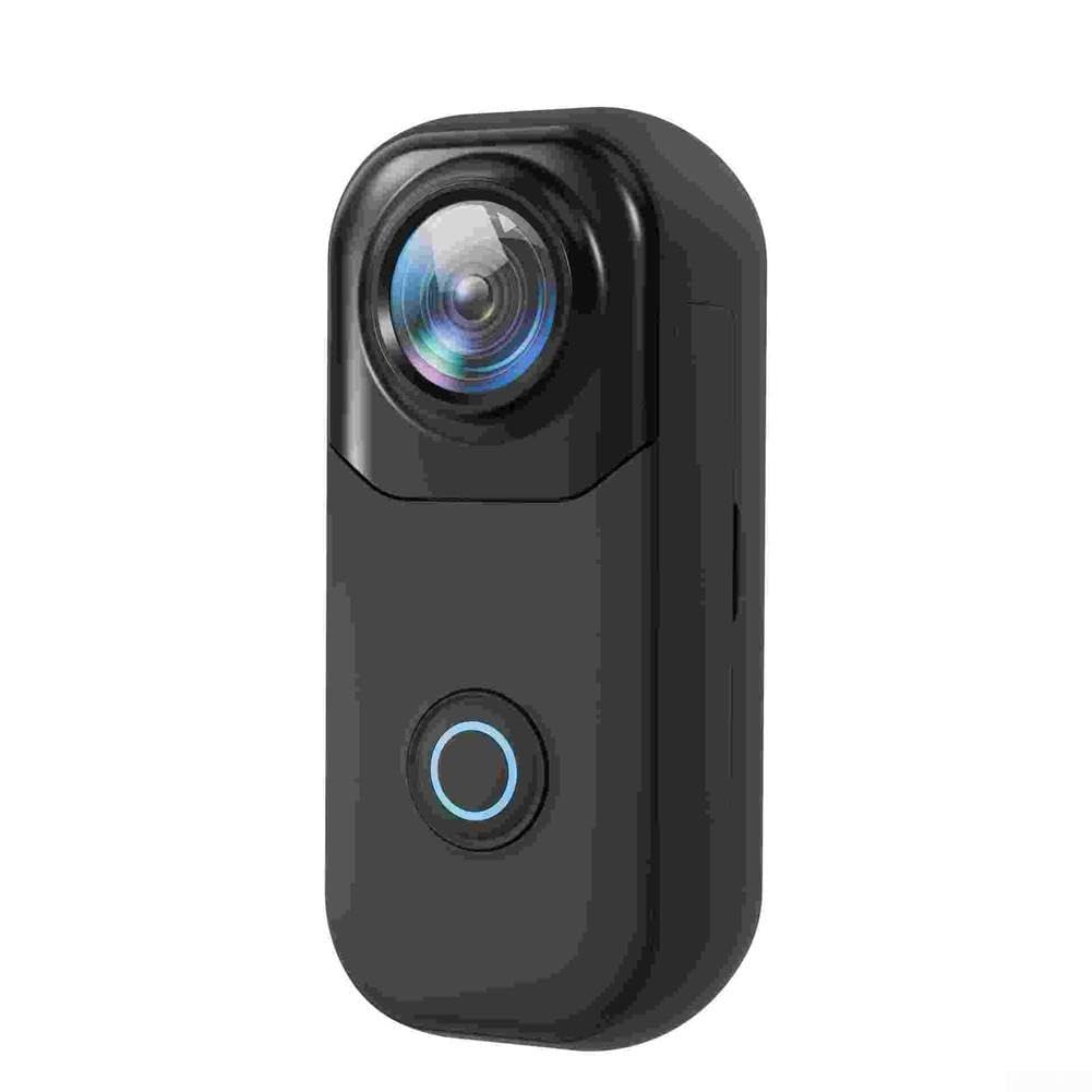 per mini macchina fotografica del corpo 4K con il supporto magnetico per | Design ultra compatto da 5,8 cm, usura magnetica a mani libere, registrazione 4K 30 fps, perfetto per vlog di viaggio (nero)