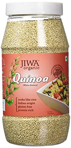 Image of JIWA healthy by nature Organic Quinoa, 1 Kg, (Certified Organic & Gluten Free) & Gluten Free Atta /Flour, 1Kg