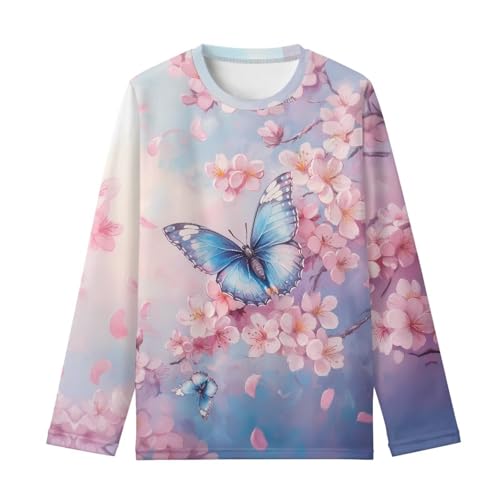 Girl Cute Tops Tees & Blouses 3-16 Years Long Sleeve T Shirt for Kids Winter Clothes