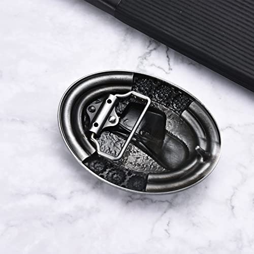 Cowboy Belt Buckle For Men Boys Cowboy, Western Cowboy Hat Cap Belt Buckles For Cowboy Rodeo Kids/Husband/Son/Men, Silver #TOP4