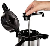 Beeketal 'BGK2-T' Gastro Edelstahl Filterkaffeemaschine mit 2,0l Pump-Thermoskanne (doppelwandig) und Warmhaltefunktion, Gastronomie Korbfilter Kaffeemaschine inkl. 10 Stk. Papier Korbfilter – Ansicht 6