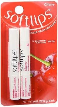Cherry Lip Balm SPF 20 (Pack of 6) - Moisturizing & Sun Protection
