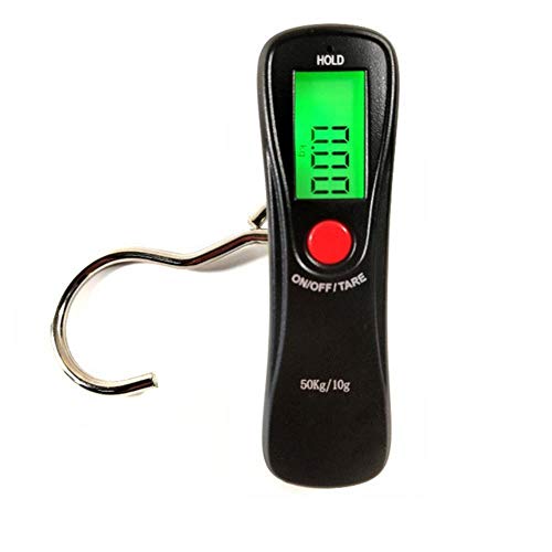 KINGN Tragbare Mini Digital Handheld 50 kg Hängeskala Elektronische Waage Gepäckwaage LED-Anzeige Waage Cover
