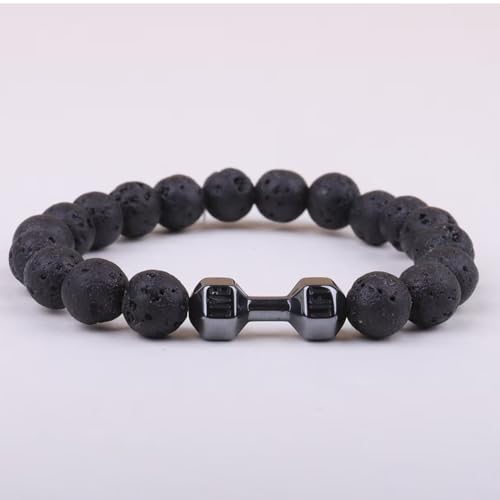 Long tiantian Heavy Bracelet for Mens Heavy Bracelets Dumbell Iron Bracelet Weighted Bracelets for Men Jewelry Gifts for Christmas4