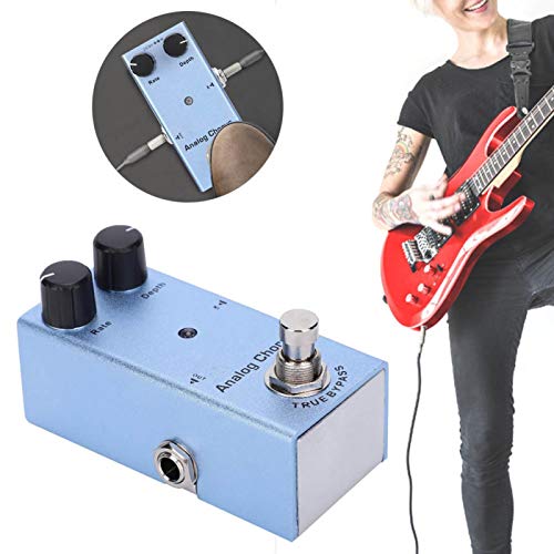 Pédale d’effet de guitare, alliage d’aluminium Pratique DC 9V Pédale de chœur analogique réglable JDF‑07 pour guitare - Les Beatles, Paul McCartney, John Lennon, RIngo Starr, George Harrison Pédale d'effet de guitare, alliage d'aluminium Pratique DC 9V Pédale de chœur analogique réglable JDF‑07 pour guitare – Image 8