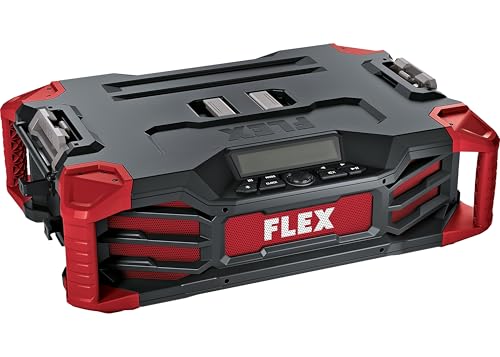 Flex Digitales Akku-Baustellenradio 12/18 V RD SP 12/18/230 (DAB+, mit 6 Lautsprechern, mit Akku-Kapazitätsanzeige) 532813