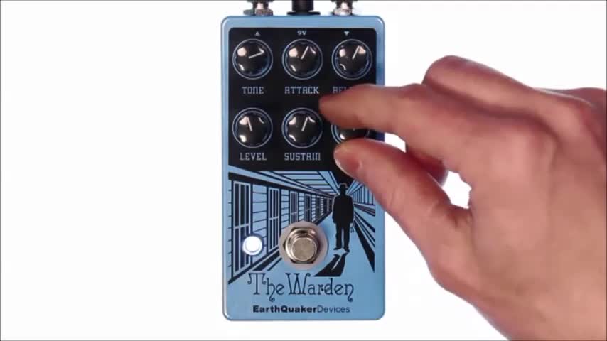 ギター EarthQuaker Devices The Warden EarthQuaker Devices The Warden V2 Optical Compressor Guitar