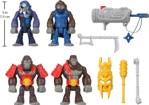Imaginext Mundo Aventura Figura Pacote Gorilas e Macacos