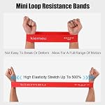 Latex Mini Loop Resistance Bands for Working Out Legs Elastic Stretch Bands | Exercise Loop Bands Rubber Exercise Bands For Physical Therapy And Rehab