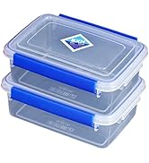 huiyonglan 2 PCS Food Storage Container, Food Containers with Lids, Fridge Storage Containers, Ai...