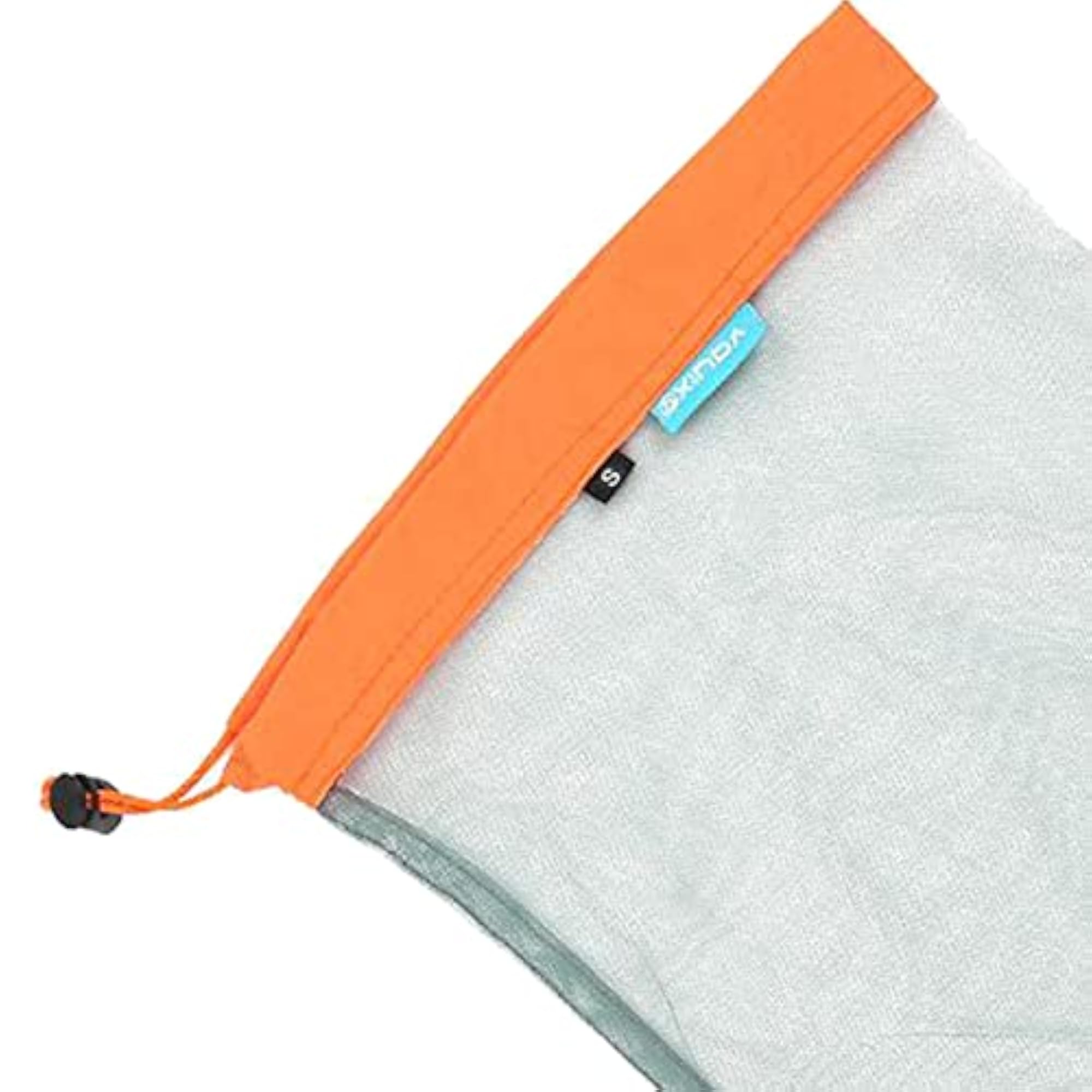 Ultra Light Stuff Sacks Nylon Mesh Drawstring Storage Bag for Camping Travel Orange S