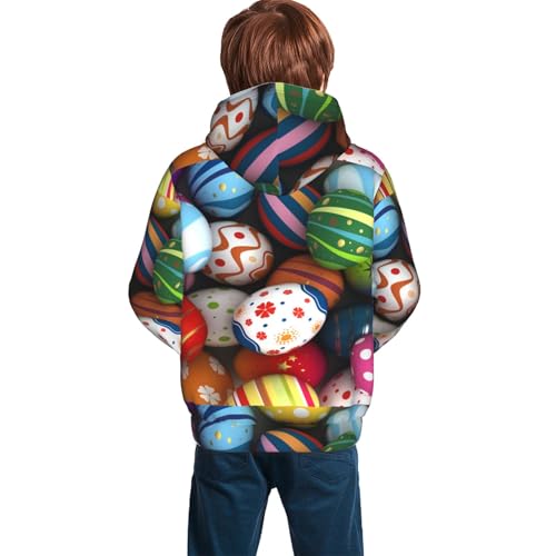 Easter Egg Kid Hoodies Boys Sweatshirts Girls Pullover with Pocket4