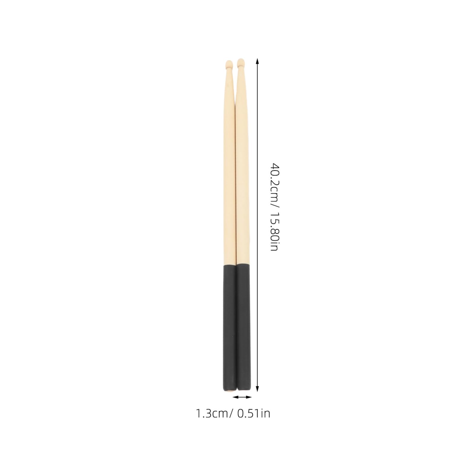 TOYANDONA 6 Paia Bacchette per Batteria in Legno D’acero Antiscivole, Bacchette Leggere per Percussioni, Accessori Strumenti Musicali per Principianti e Musicisti, per Concerti e Pratica
