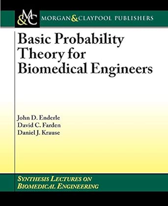 Basic Probability Theory for Biomedical Engineers book cover