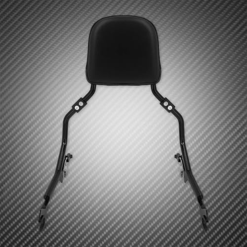 Dossier passager amovible noir pour moto Softail Fat Boy et Breakout 2018 et après